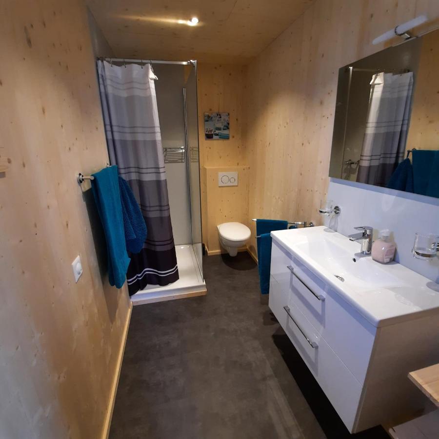 Aktien 11 / A=Obere Wohnung / B=Untere Wohnung Sils im Domleschg Exterior foto
